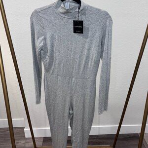 NWT JLUXLABEL Mock Neck One Piece Jumpsuit